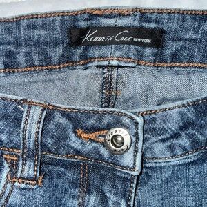 Kenneth Cole Stretch Denim Capris with Contrast Stitching